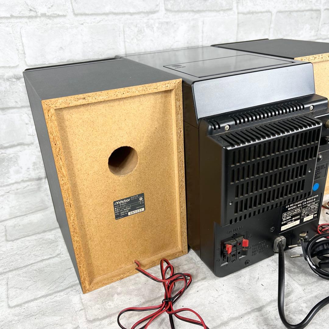 JVC マイクロコンポーネントMDシステム ブラック UX-Z2-B