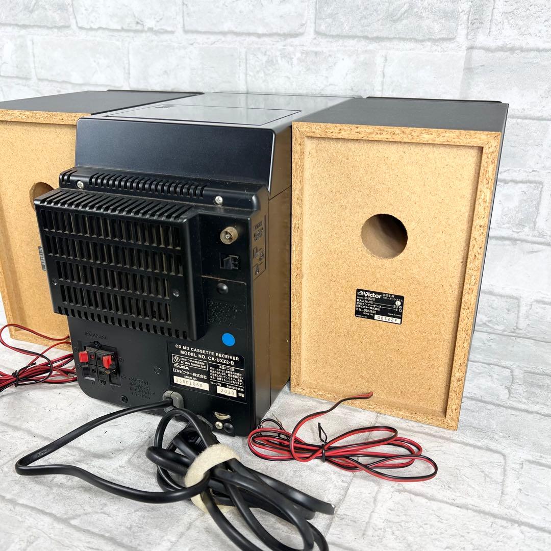 JVC マイクロコンポーネントMDシステム ブラック UX-Z2-B