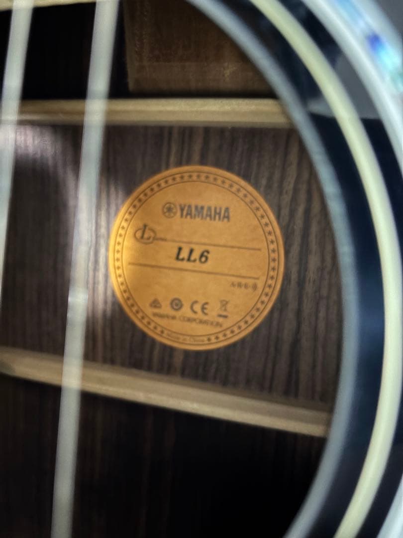 【23区内手渡し限定】YAMAHA アコースティックギター LL6 ARE BL