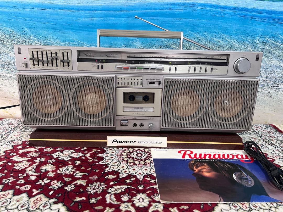 希少パイオニア SK-900ラジカセ動作品昭和レトロ ビンテージメンテナンス済み