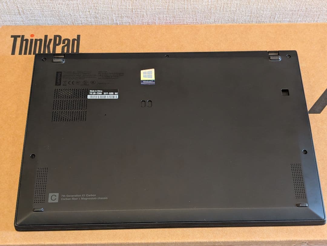 Windowsノート本体 ThinkPad X1 Carbon 7th Generation