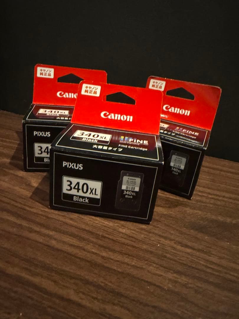 Canon 340XL ブラック インクカートリッジ　3個セット