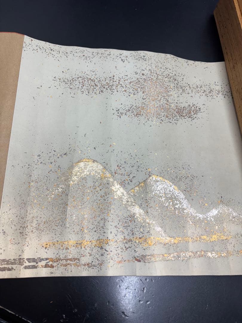 石倉翠葉題 花笠庵題 巻物 共箱つき 書画 落款 骨董品