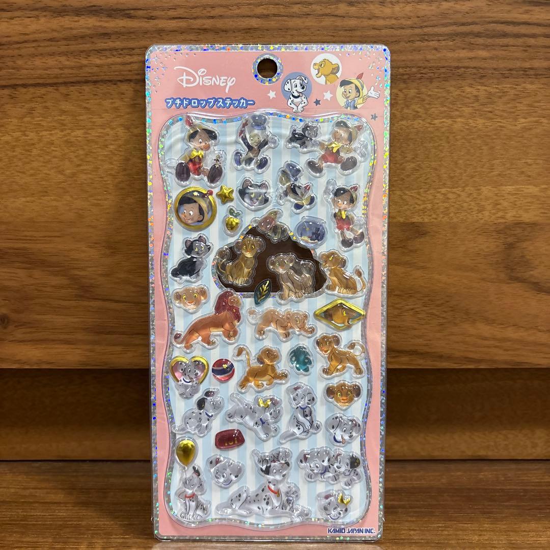 ディズニー　プチドロップステッカー　4枚セット