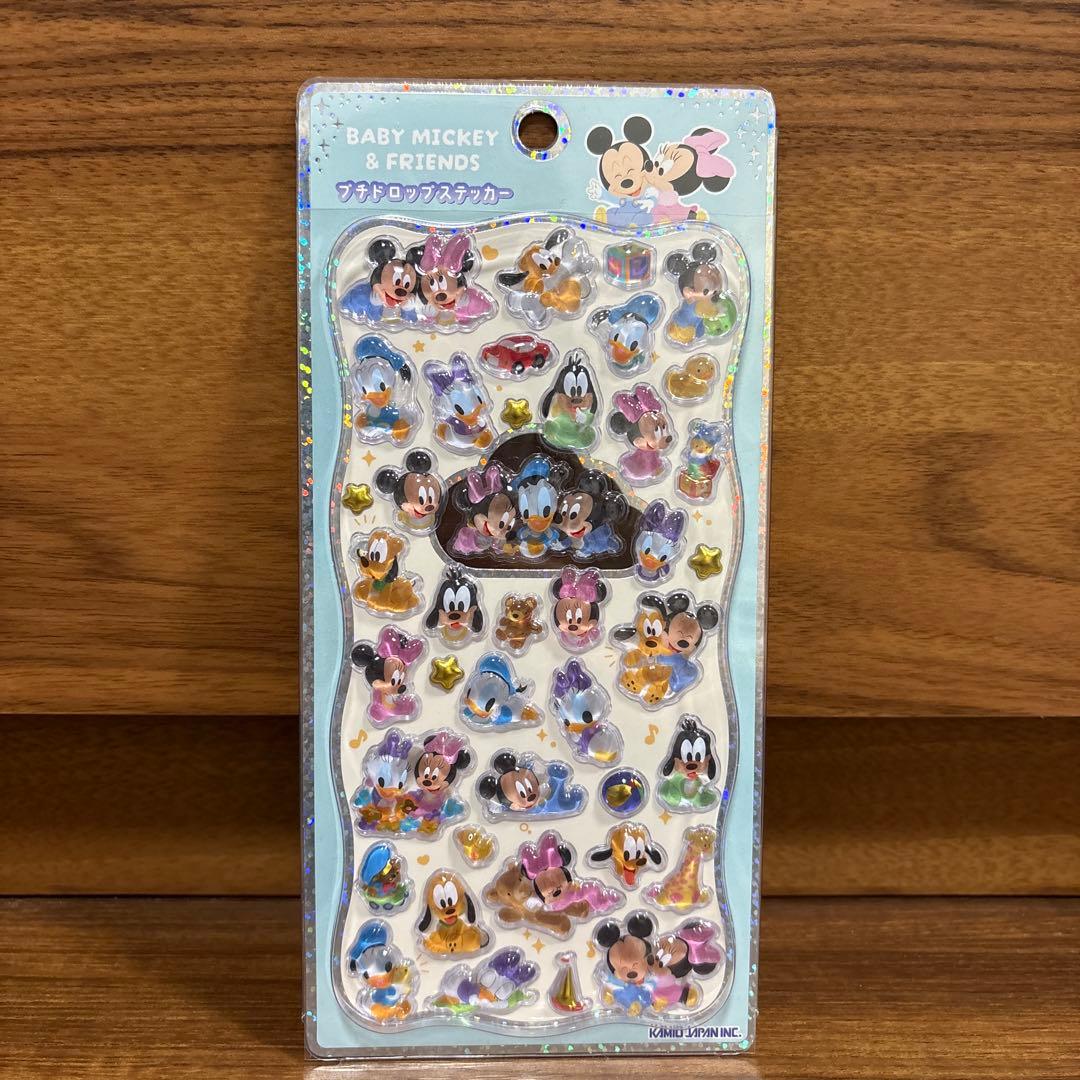 ディズニー　プチドロップステッカー　4枚セット