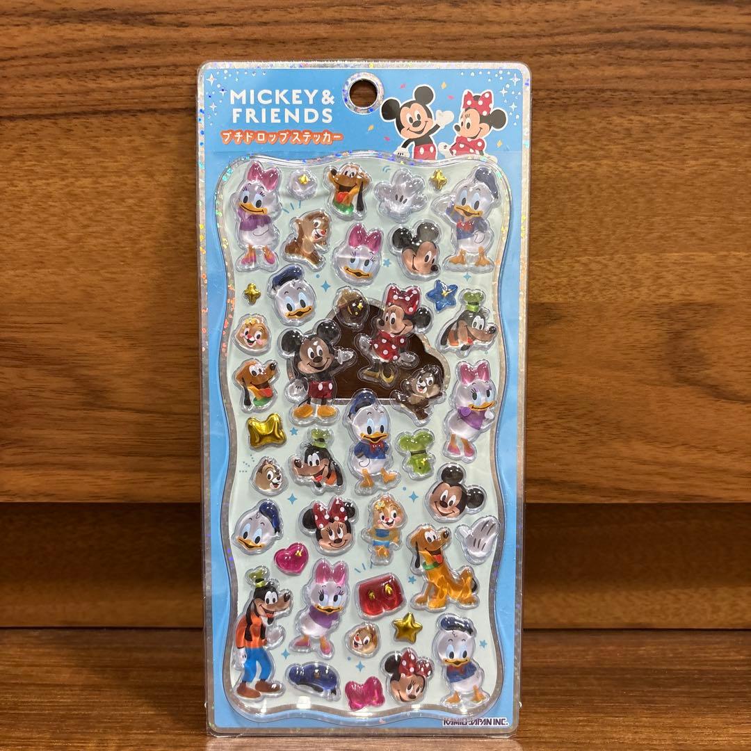 ディズニー　プチドロップステッカー　4枚セット
