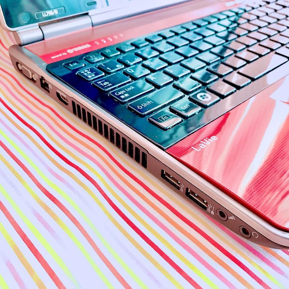 大人気❣NECノートパソコン 赤 大容量1TB✨ Core-i5 ブルーレイ