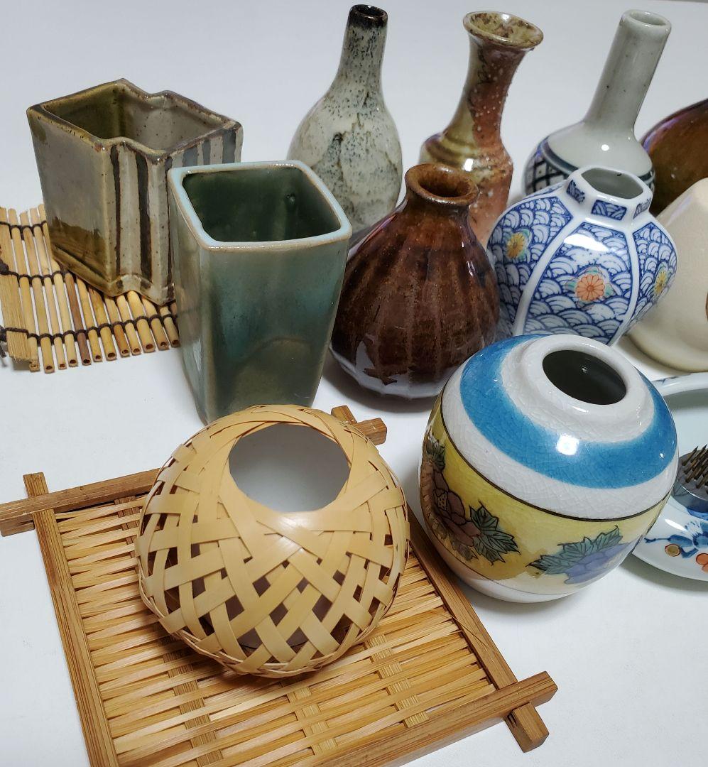 千趣会　つゆくさシリーズ　小さな花器　一凛挿し　他　19点まとめ売り