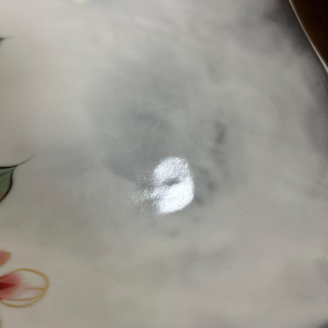 京都　京焼　清水焼　とうあん　陶葊　　角皿　四角皿　桜