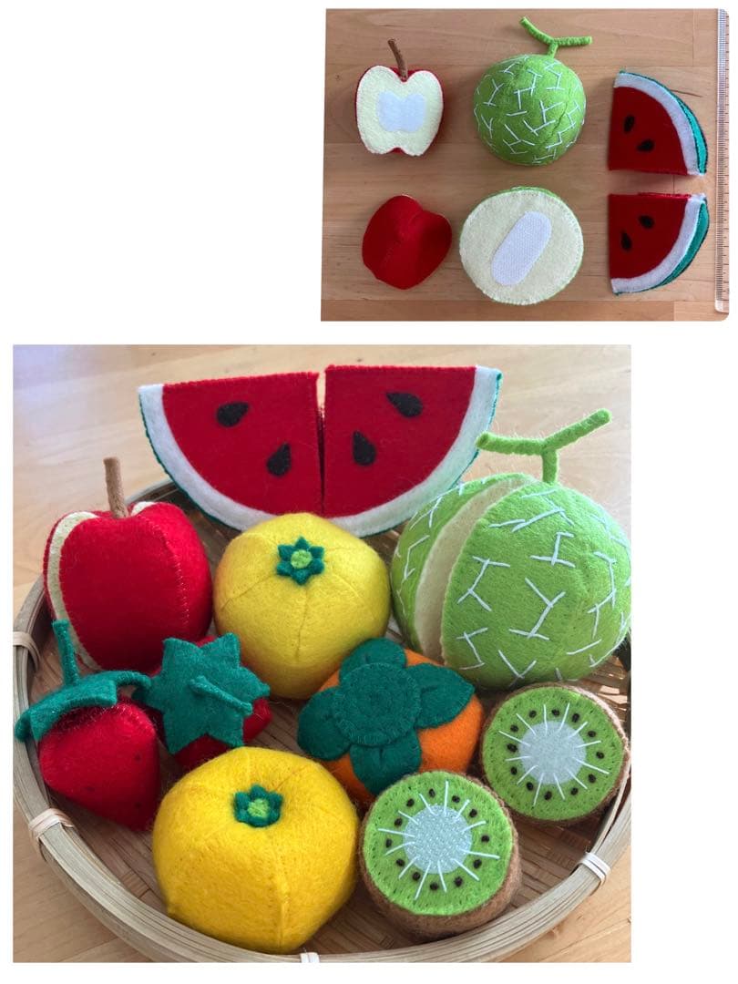 フェルトおままごと　果物／フルーツ　オーダーページ