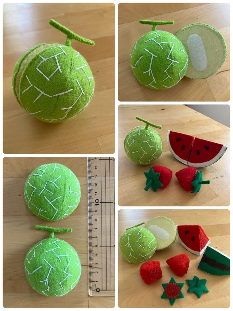 フェルトおままごと　果物／フルーツ　オーダーページ