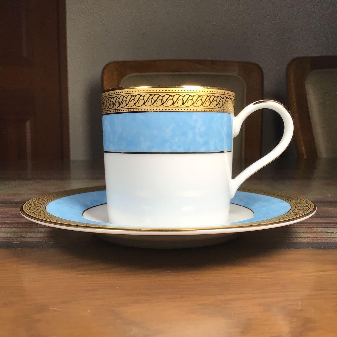 Ashford 『NEPTUNE』　カップ&ソーサー　大きい　中皿　ペア