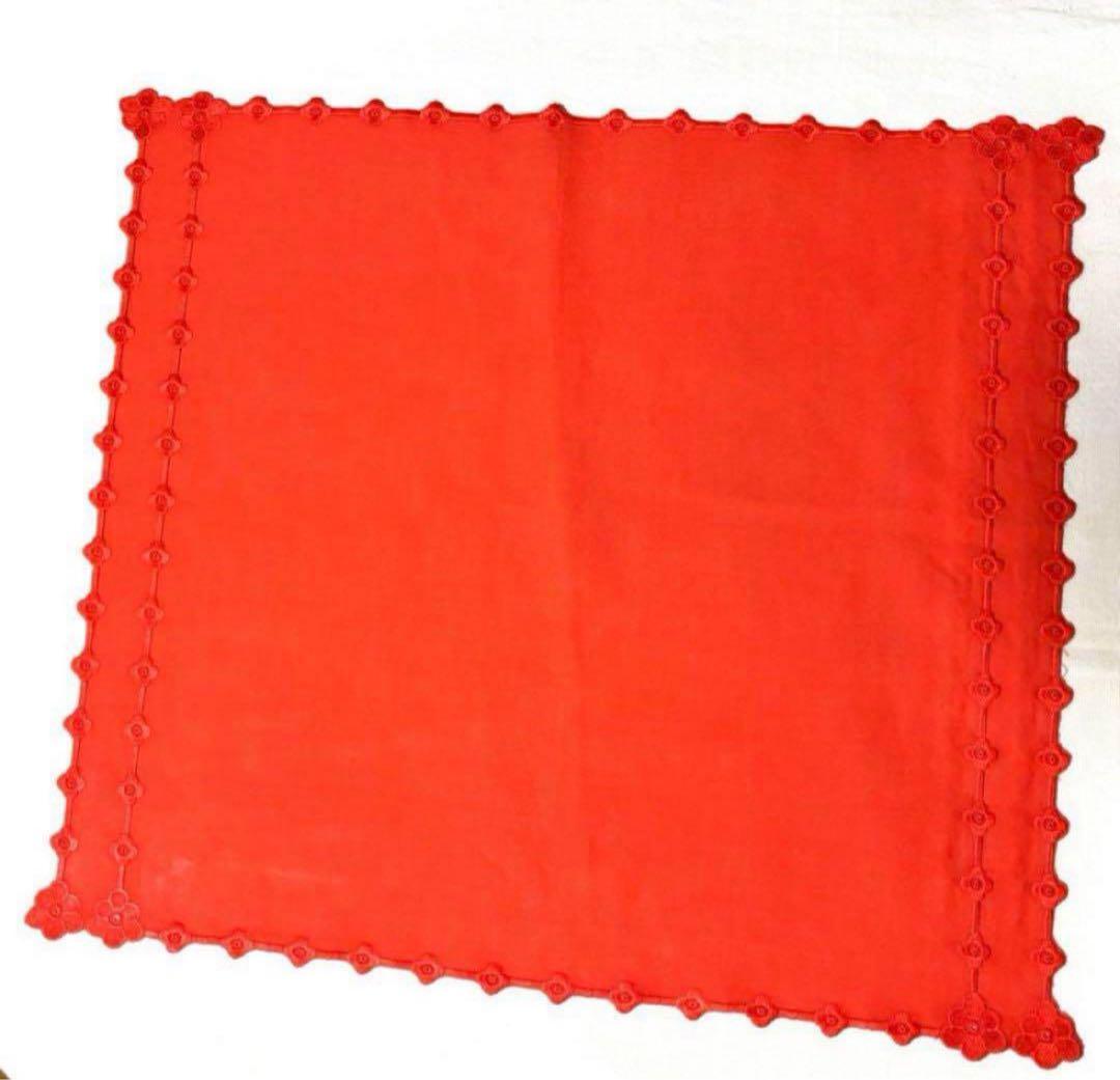 フランス綿100% 刺繍ハンカチ/テーブルナプキン 30枚セット/ランチマット