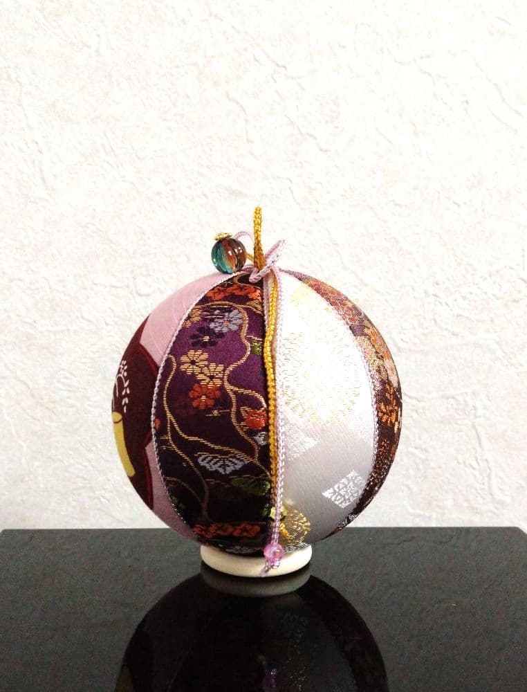 しょりん 手毬 手鞠 てまり お月見 すすき 桔梗 No84 ハンドメイド