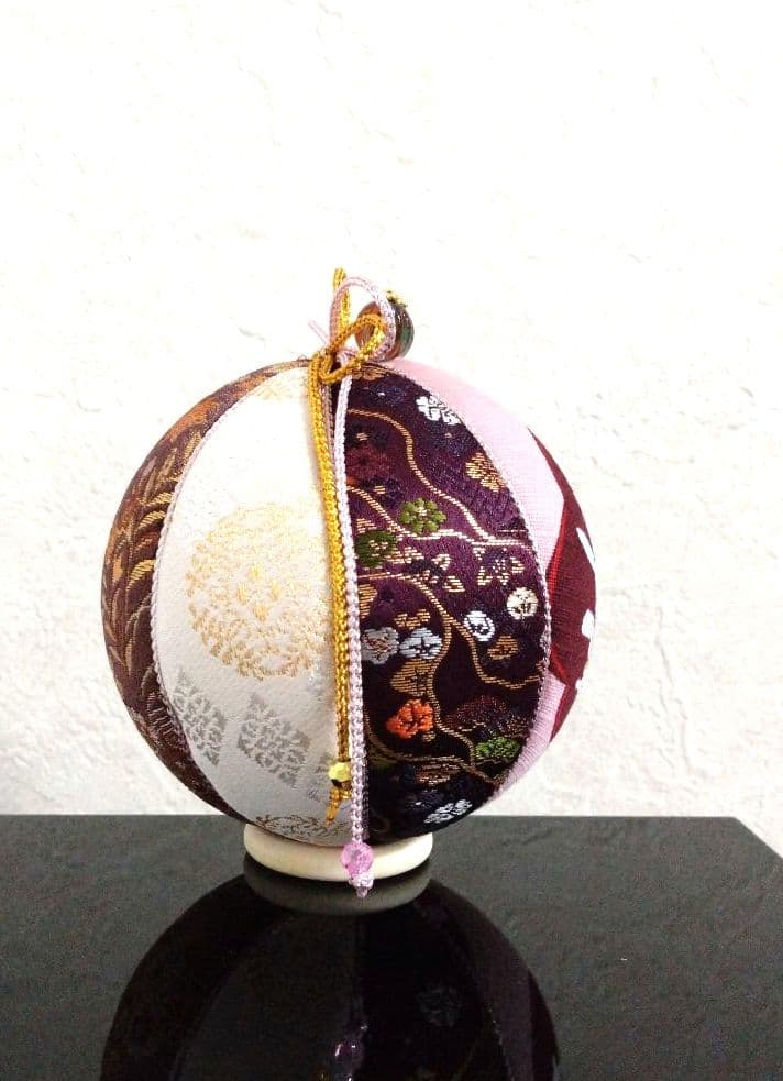 しょりん 手毬 手鞠 てまり お月見 すすき 桔梗 No84 ハンドメイド