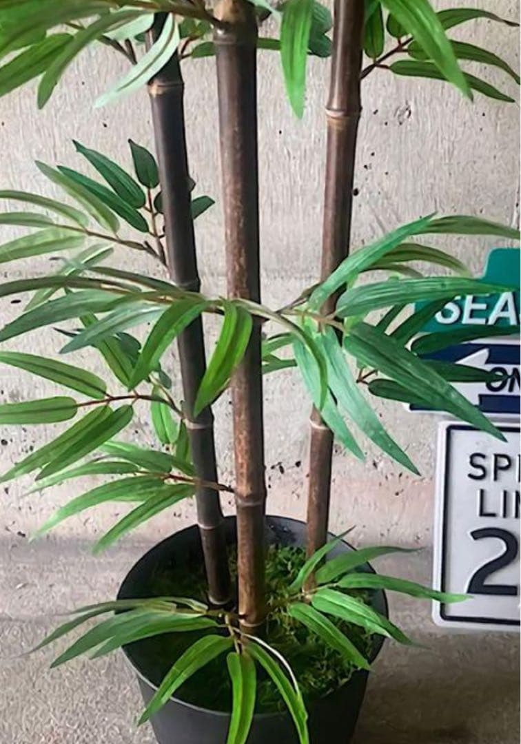 光触媒　人工観葉植物　ウォールグリーン　フェイクグリーン　黒竹@ad