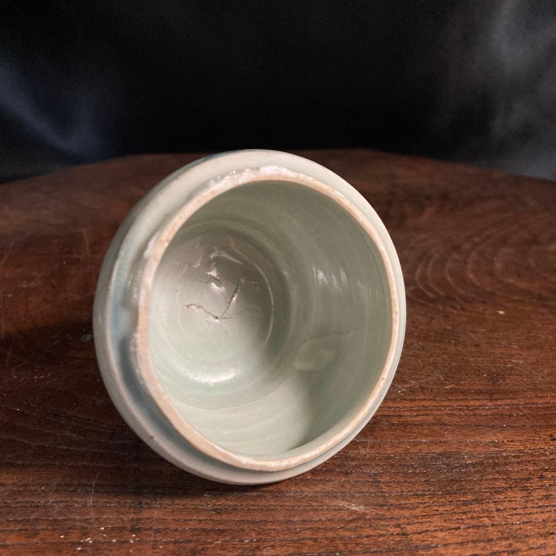 蒐集処分セール❗️【ギャラリー三益】古美術　元〜明初染付　芙蓉紋共蓋小壺