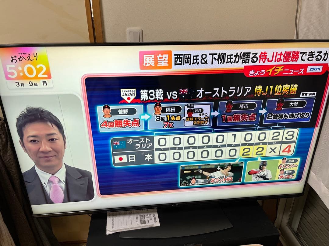 SHARP AQUOS 60インチ 液晶テレビ　4T-C60BH1