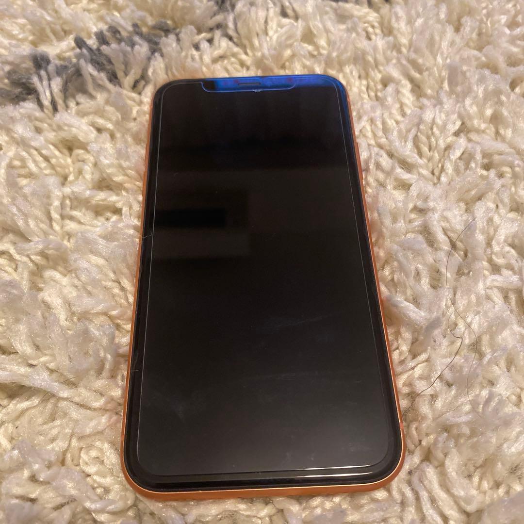 値下げ❗️iPhone XR オレンジ　64GB SIMフリー　初期化済み