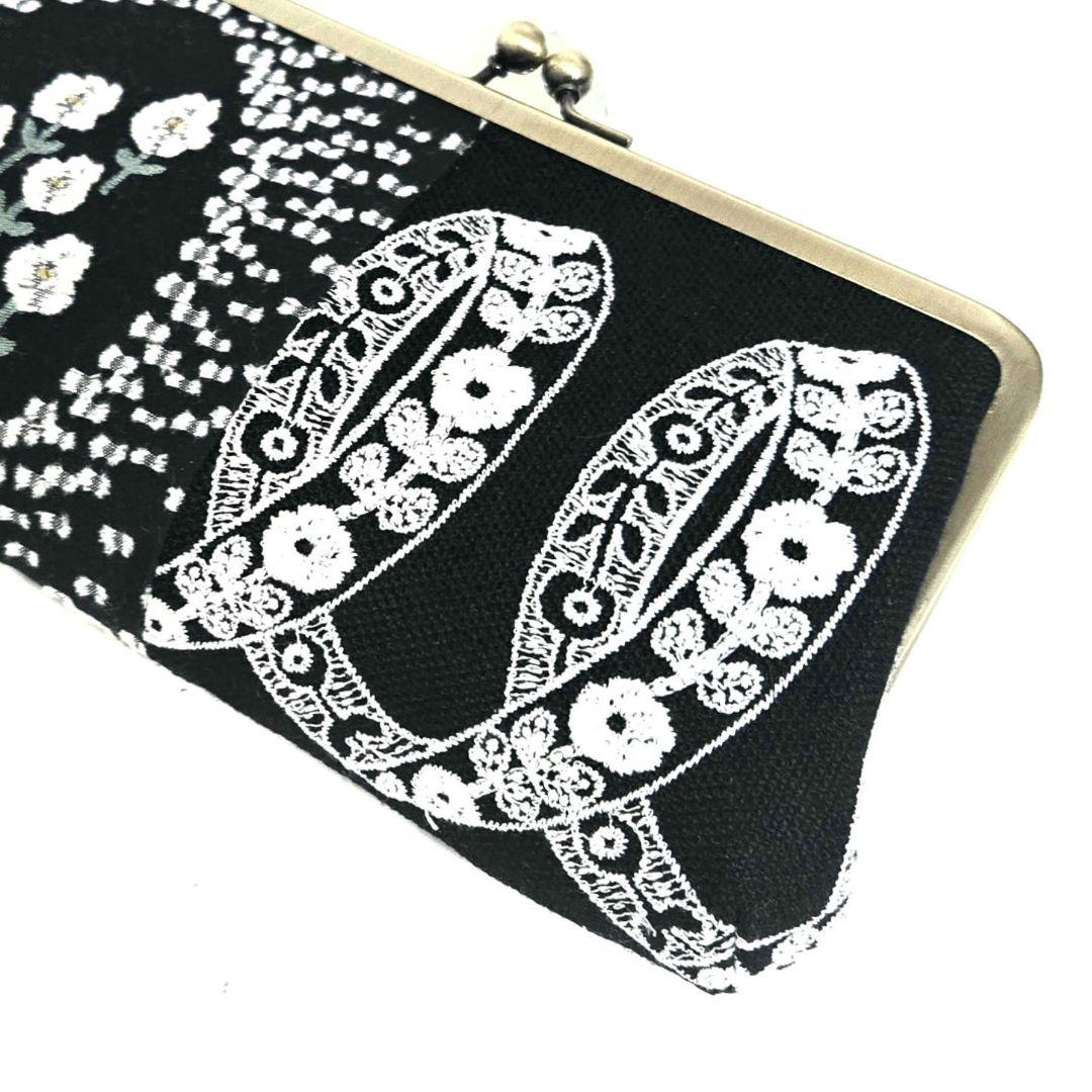 ミナペルホネンハンドメイド　親子がま口長財布　S