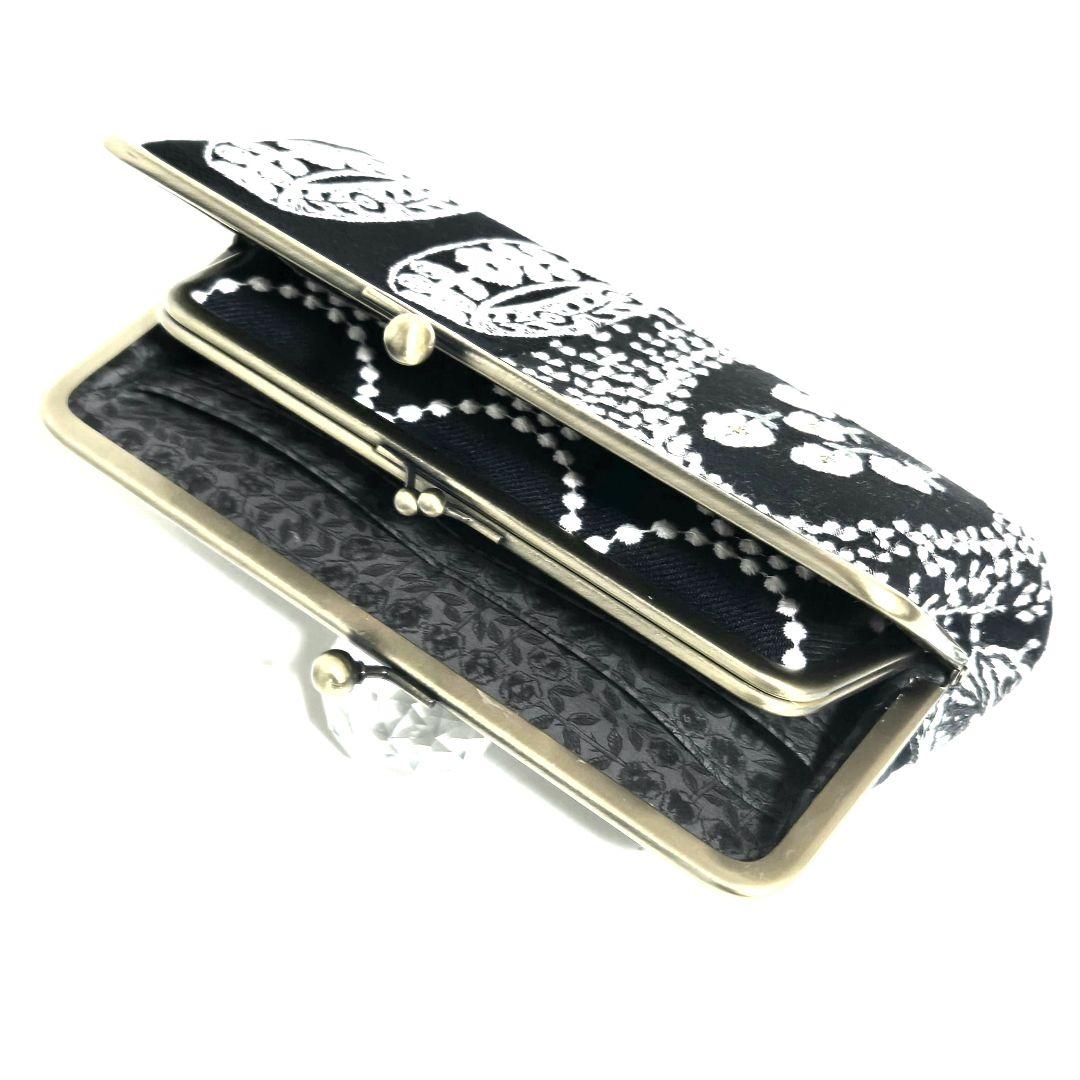 ミナペルホネンハンドメイド　親子がま口長財布　S