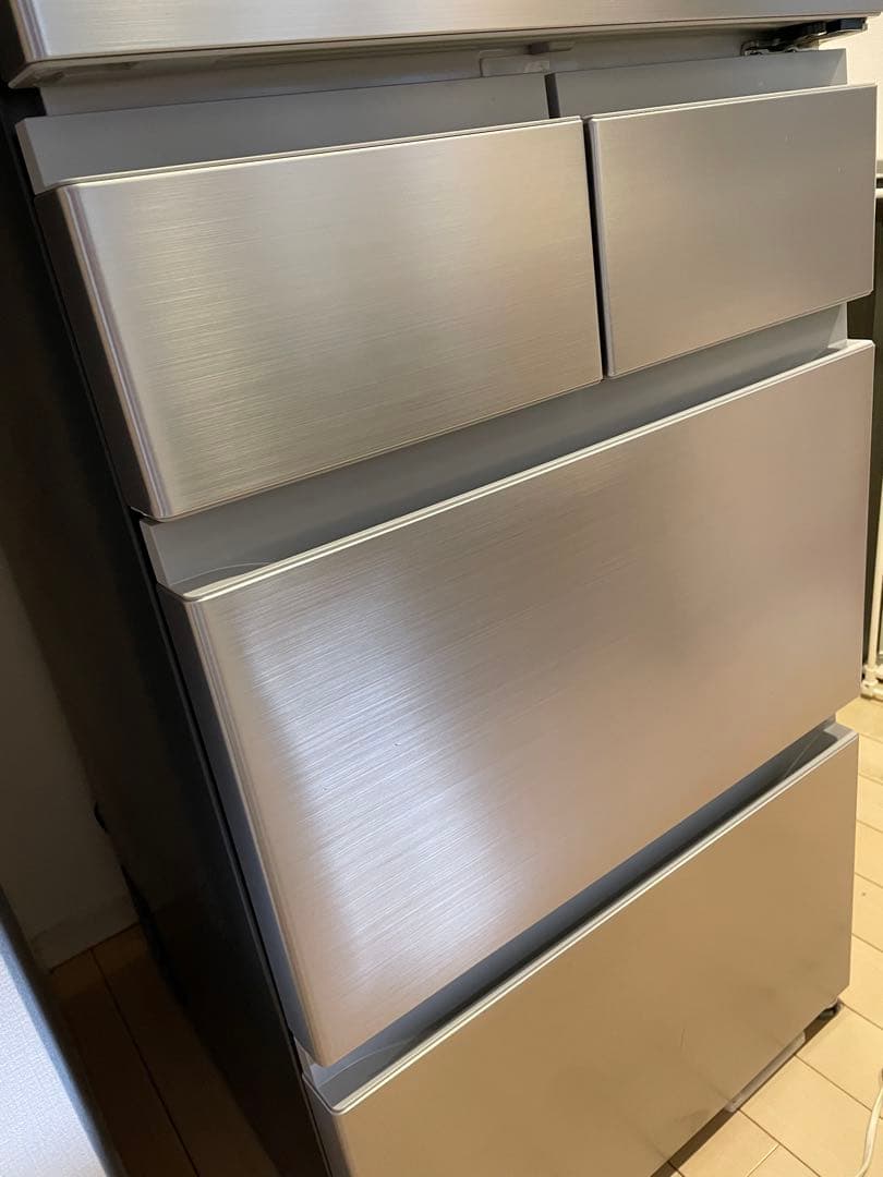HITACHI マットシルバーシングルドア冷蔵庫　470L 2023年製　5ドア