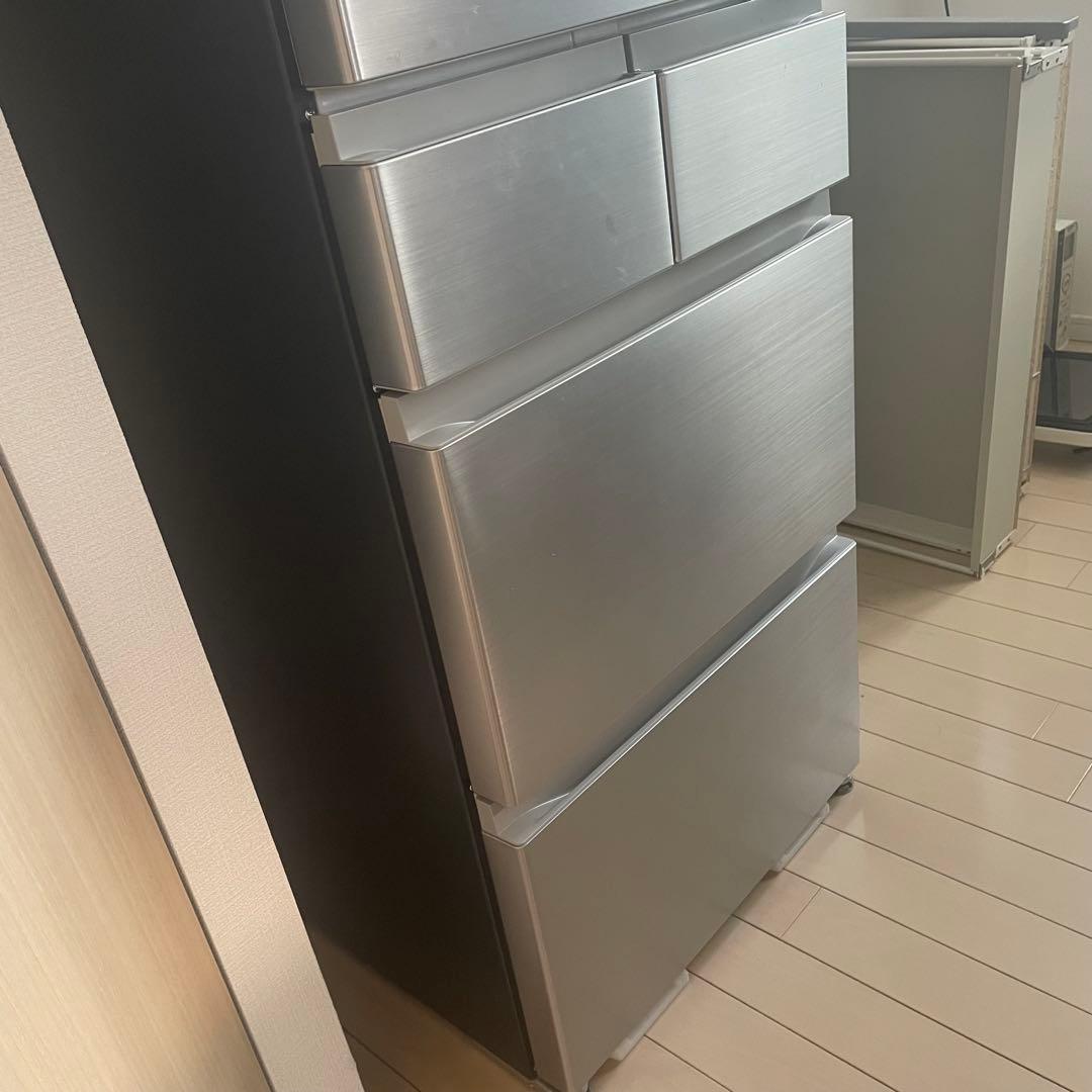 HITACHI マットシルバーシングルドア冷蔵庫　470L 2023年製　5ドア