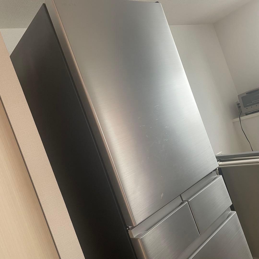 HITACHI マットシルバーシングルドア冷蔵庫　470L 2023年製　5ドア