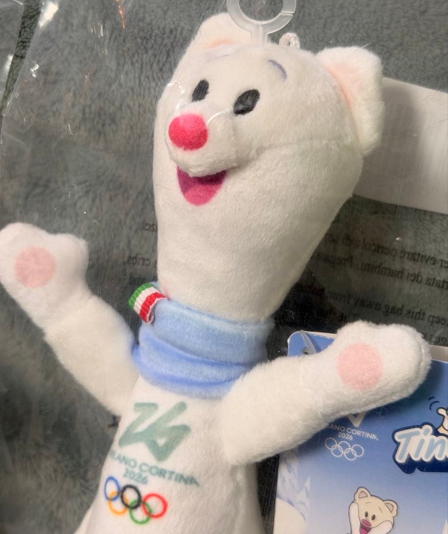 ティナ ミロ 18cm ぬいぐるみ ミラノコルティナオリンピック マスコット