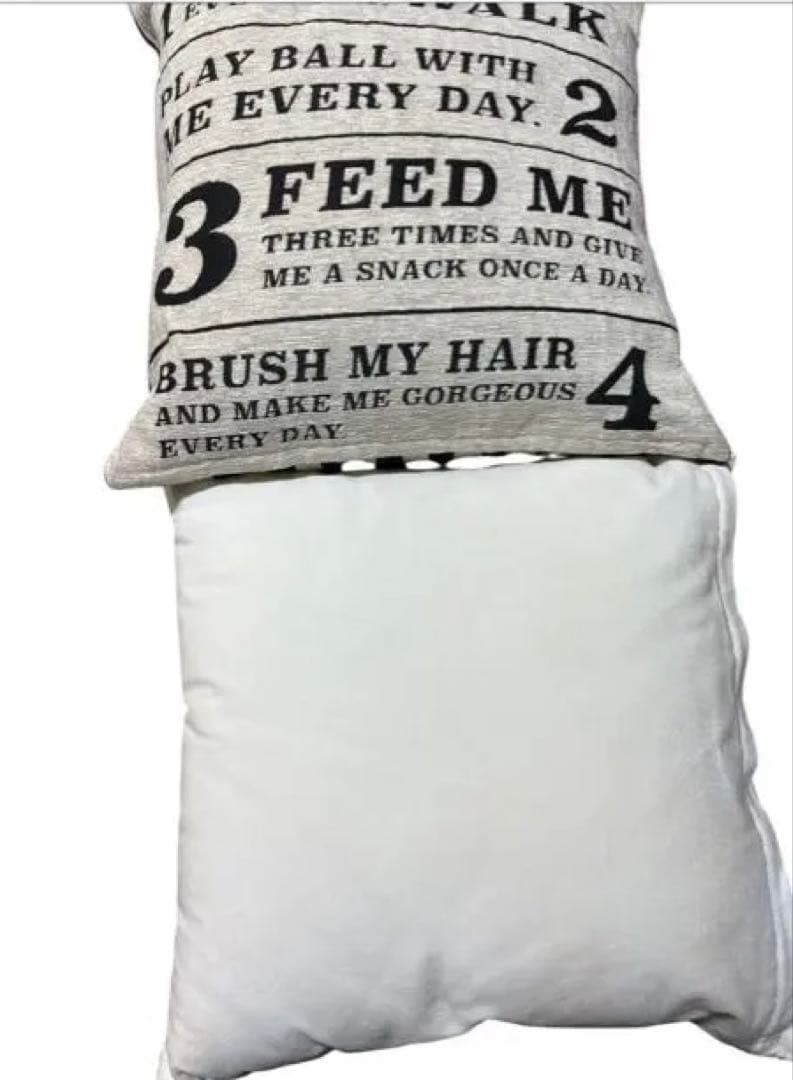 francfranc フランフラン クッション45×45 花柄とダルメシアン