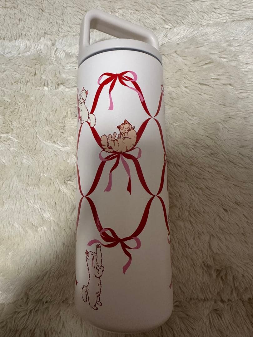 【最終値下げ】スターバックス　バレンタイン　ハンドルリッドステンレスボトル