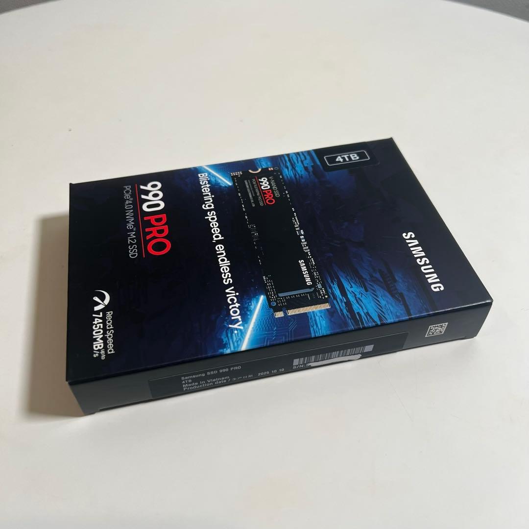 内蔵型SSD SAMSUNG 990 PRO 4TB M.2 SSD NVMe PCIe 4