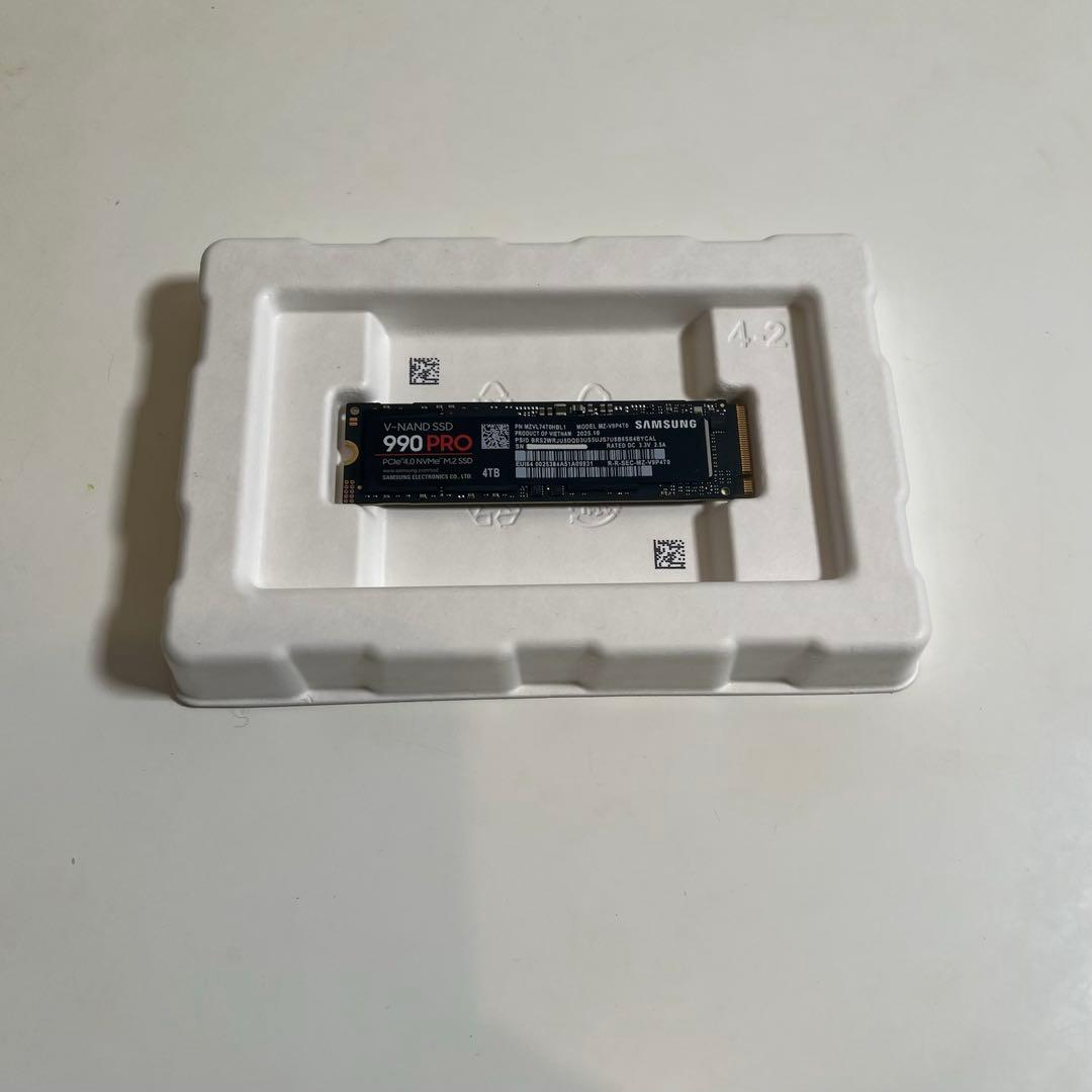 内蔵型SSD SAMSUNG 990 PRO 4TB M.2 SSD NVMe PCIe 4