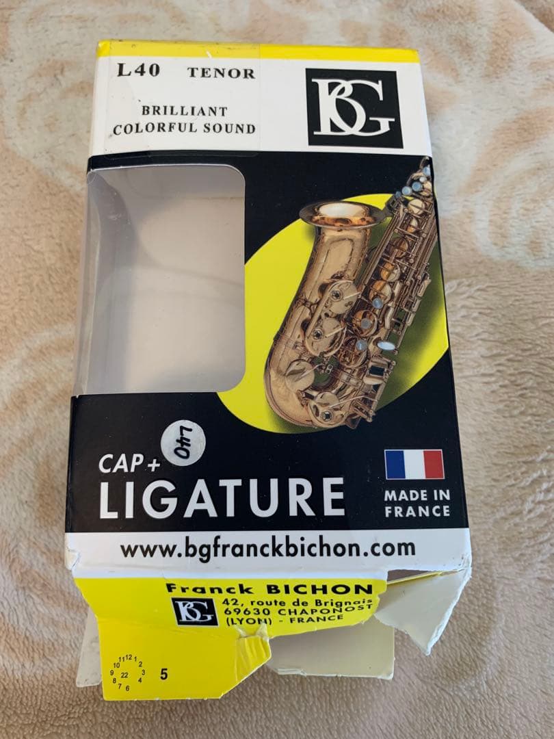 【美品】テナーサックス用リガチャー B.G. トラディション GL (L40)