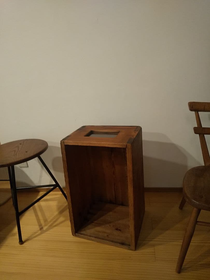 木箱 found muji フランス アメリカ アンティーク ビンテージ