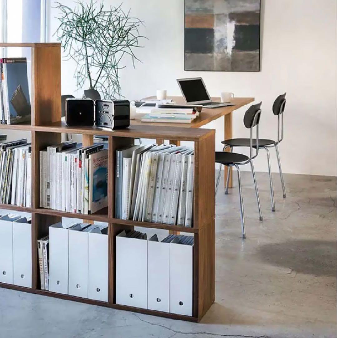 ⭐️美品⭐️無印良品⭐️スタッキングシェルフ⭐️ワイド ３段⭐️ウォールナット材