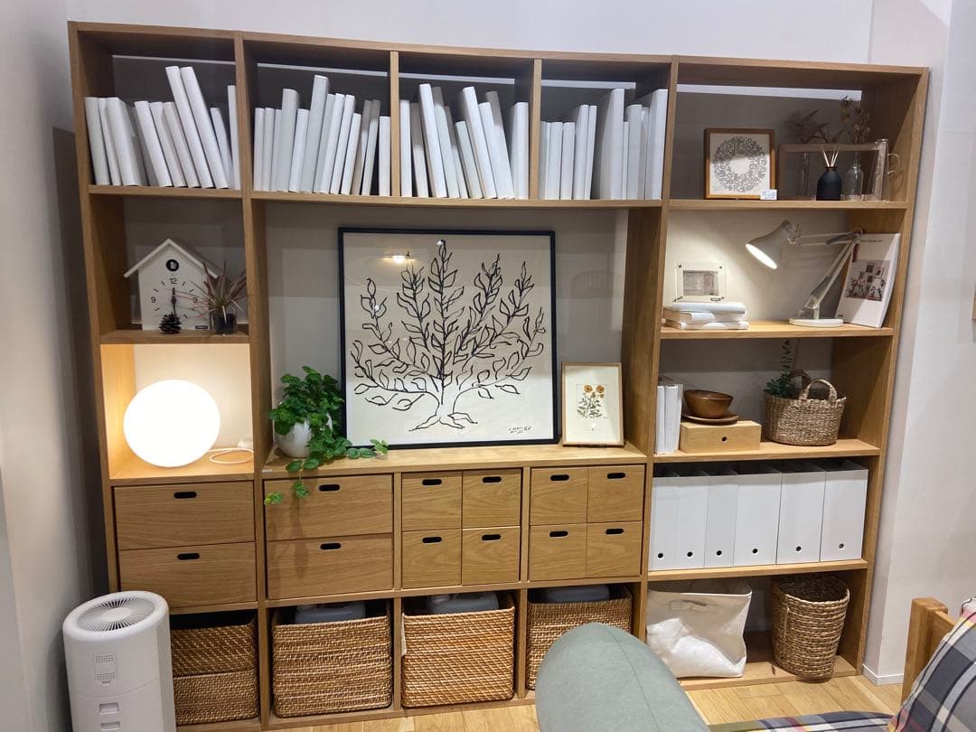 ⭐️美品⭐️無印良品⭐️スタッキングシェルフ⭐️ワイド ３段⭐️ウォールナット材