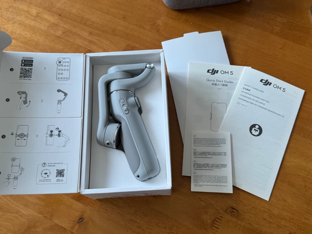 DJI OM5 正規品 アテネグレー スマートフォンジンバル