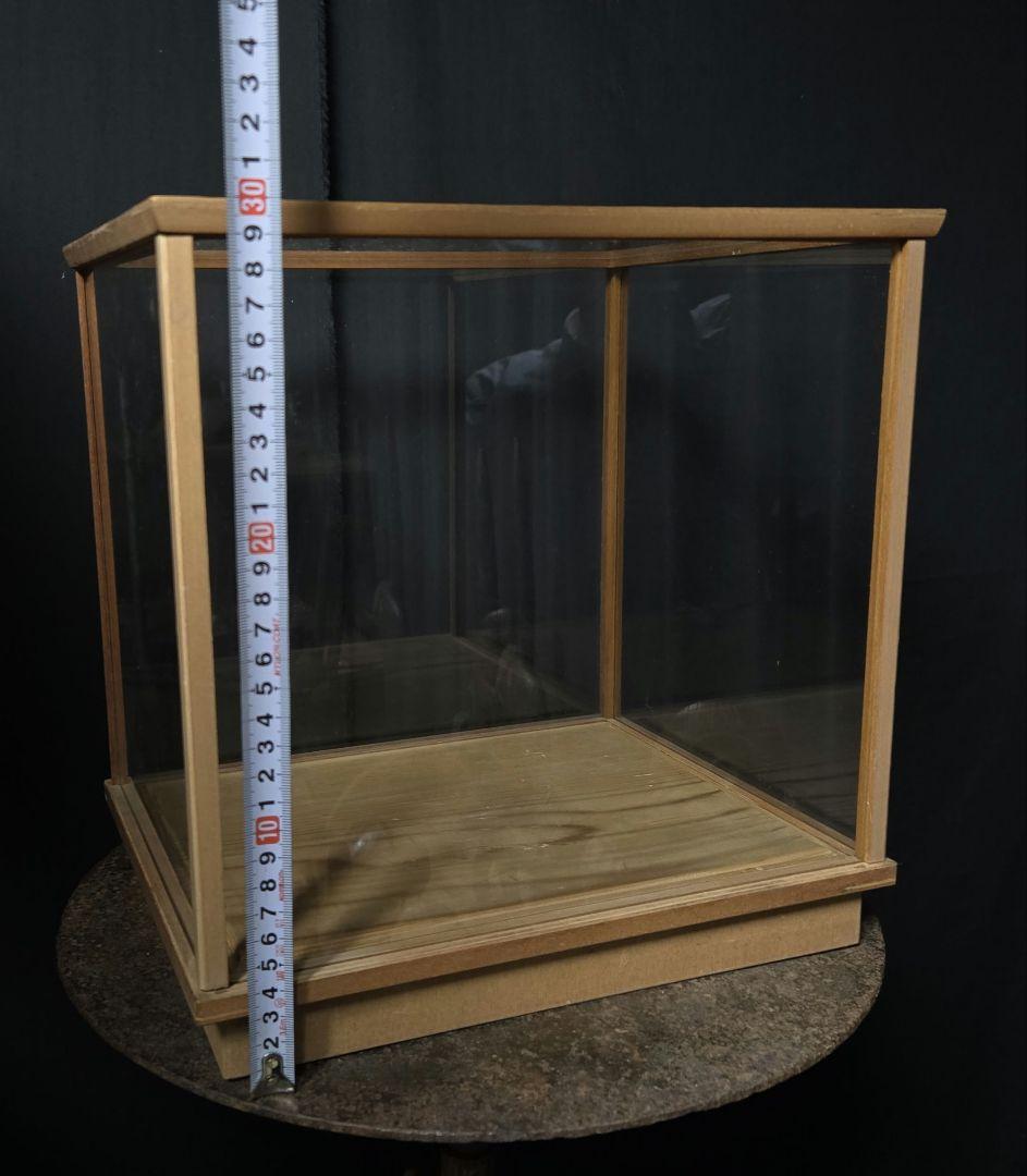 ケースのみ！軽めの木製ガラスケースgケースオブジェ入れコレクションケース