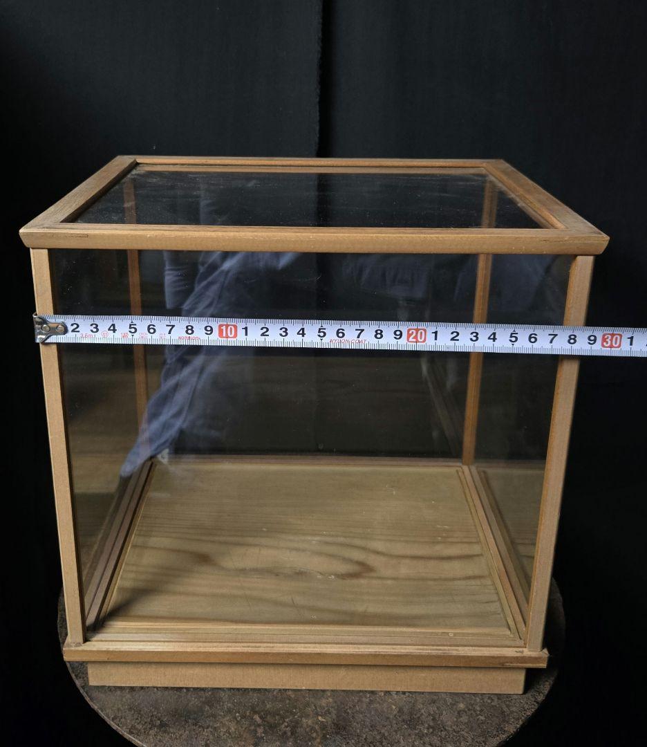 ケースのみ！軽めの木製ガラスケースgケースオブジェ入れコレクションケース