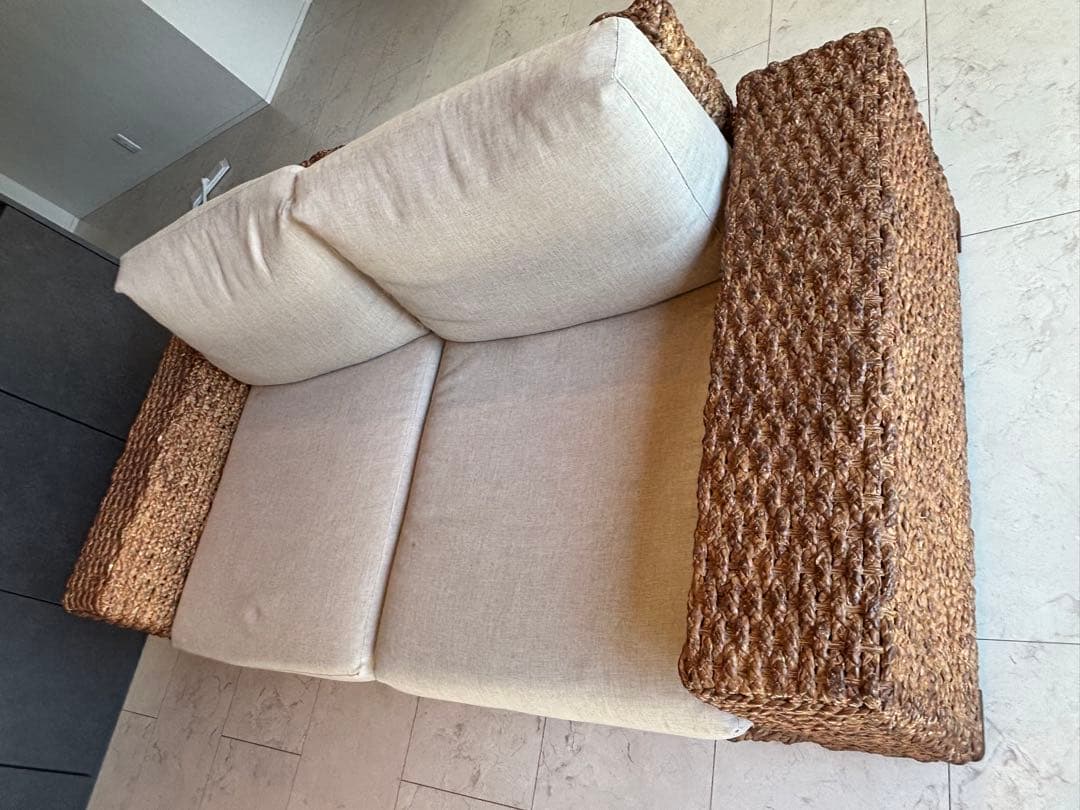 アジアン家具　バリ風　ローソファ