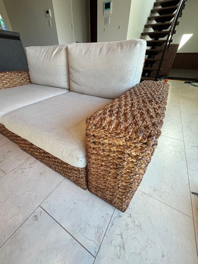 アジアン家具　バリ風　ローソファ