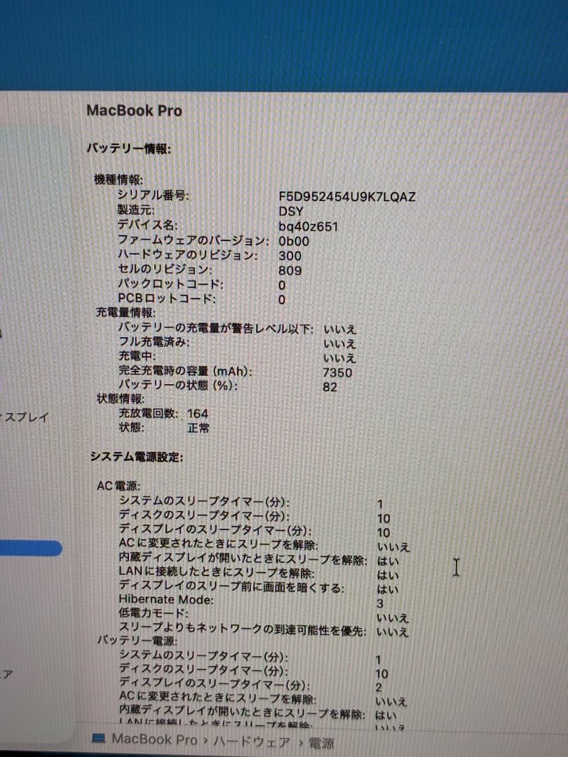 MacBook Pro 2019 16インチ 64GB SSD 1TB i9