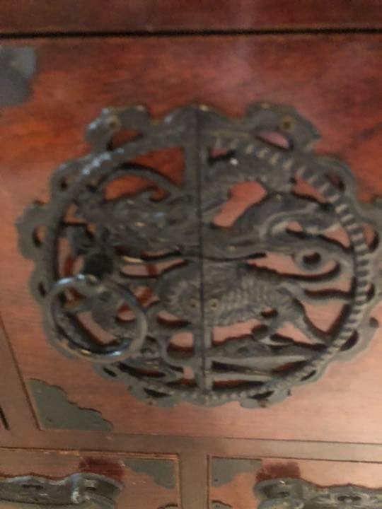 民芸箪笥 骨董 ミニ箪笥 木製 アンティーク 昭和レトロ 当時物 古道具