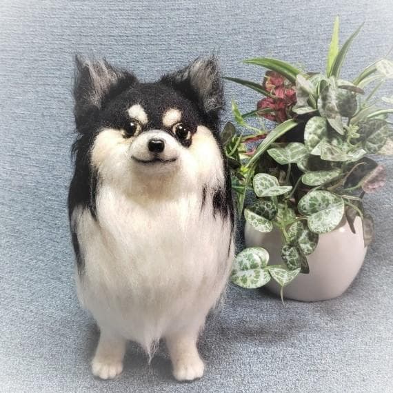 羊毛フェルト　オーダー　「リアルでかわいい」ワンちゃん（ネコちゃん）