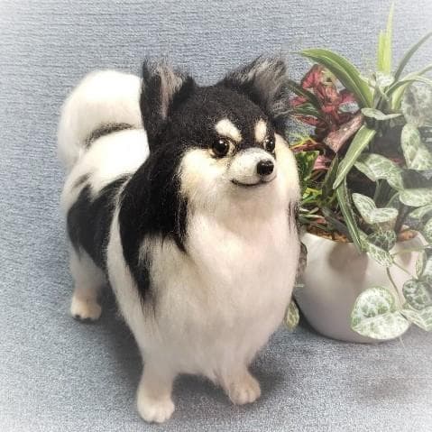 羊毛フェルト　オーダー　「リアルでかわいい」ワンちゃん（ネコちゃん）