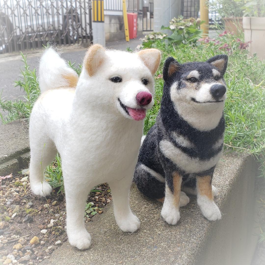 羊毛フェルト　オーダー　「リアルでかわいい」ワンちゃん（ネコちゃん）