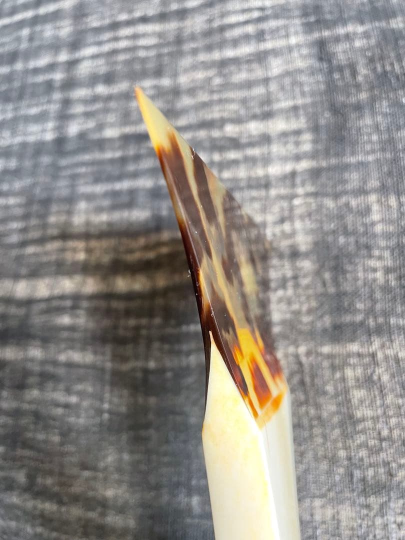 地唄津山撥　天然素材台　先甲