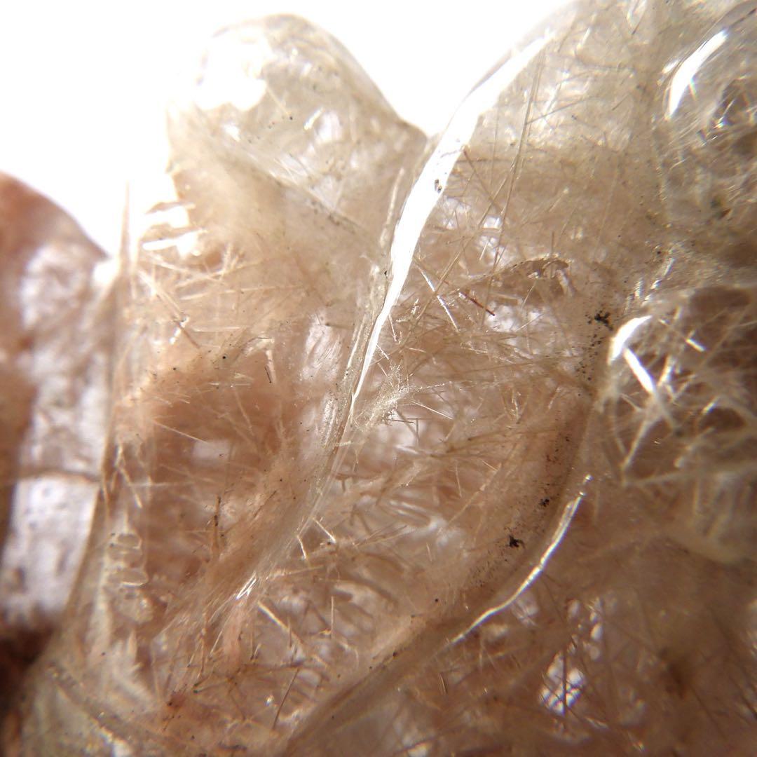 天然石ルチルクォーツガーデンクォーツ3　根付