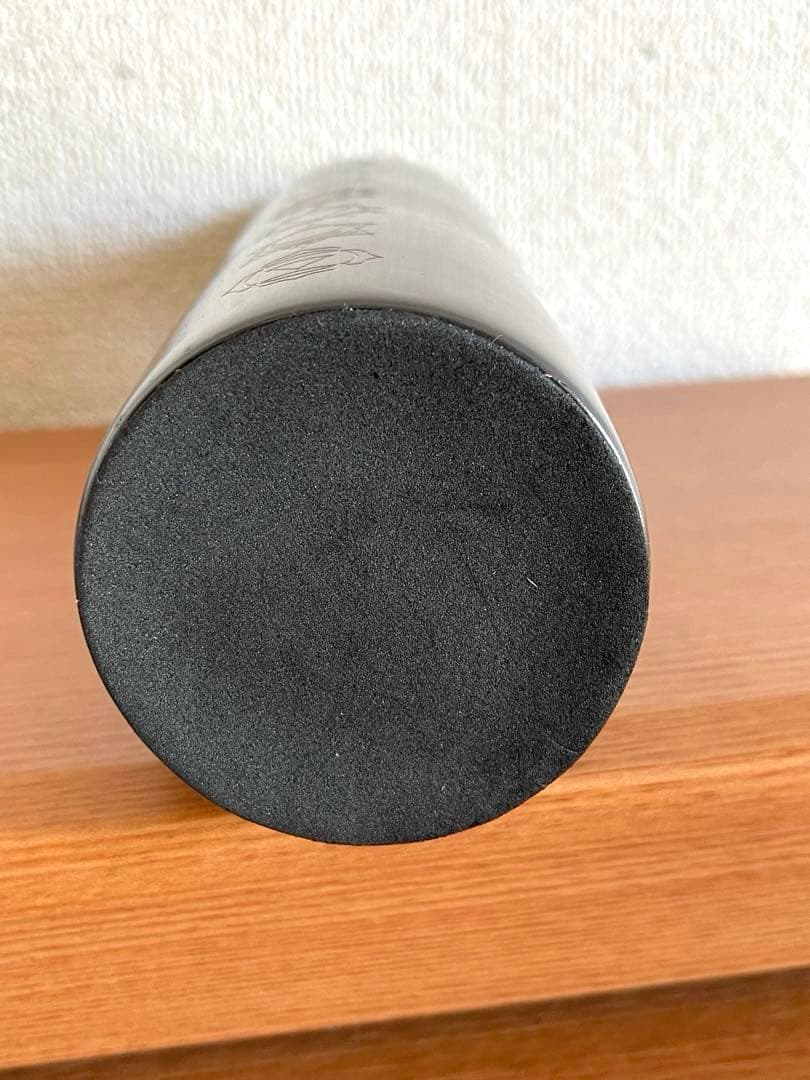 7つチャクラ水筒ブラック銅製ウォーターボトルインドハンドメイドFCB15